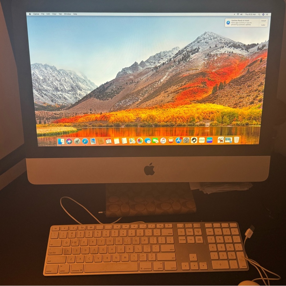 Apple iMAC 21.5 inch -MAC OS 10.13.6 High Sierra (NO ISSUES) w/DVD RW Firewall